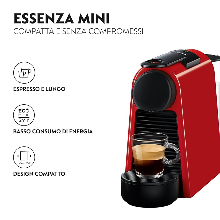 De'Longhi Nespresso Essenza Mini Coffee Capsule Machine, 1